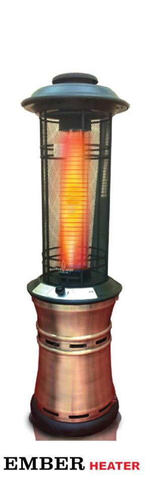 Lava Heat Ember portable outdoor glass tube patio heater