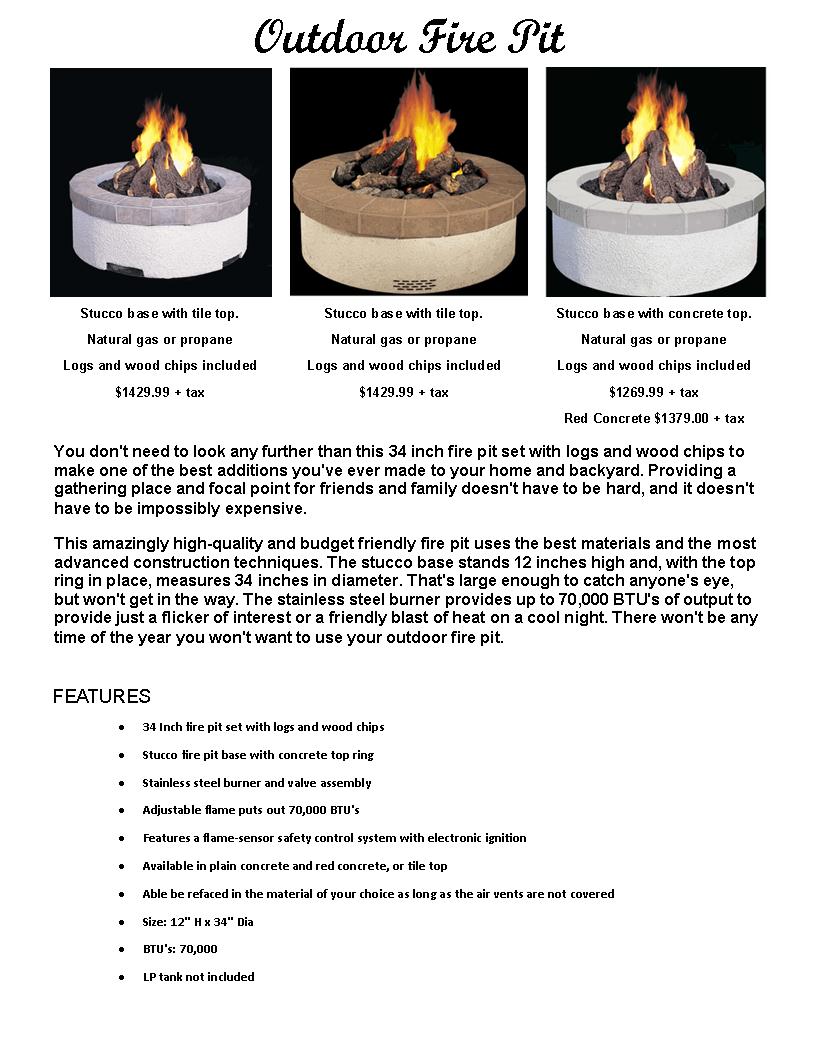 Real Fyre Outdoor Fire Pit, RH Peterson