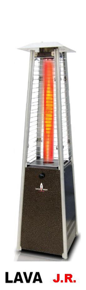 Lava Heat J.R. portable outdoor glass tube patio heater 