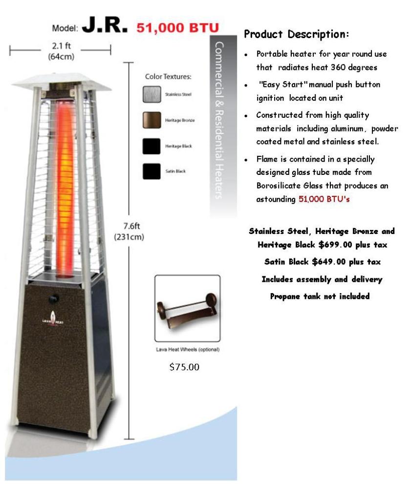 Lava Heat JR Patio Heater