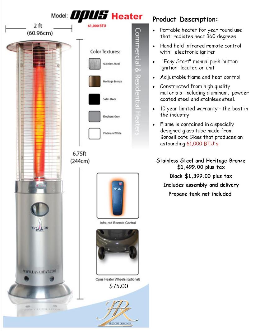 Lava Heat Opus Patio Heater